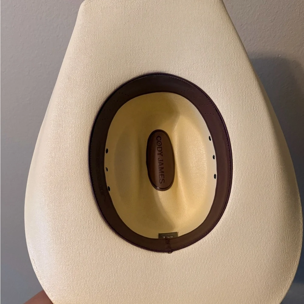 Classic Yellow Cowboy Hat Cody James 7 3/8 - Picture 5 of 6